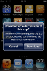App compatível com IOS5