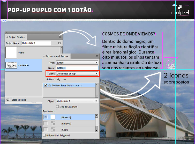 pop-up - Multi State Objects - Adobe InDesign